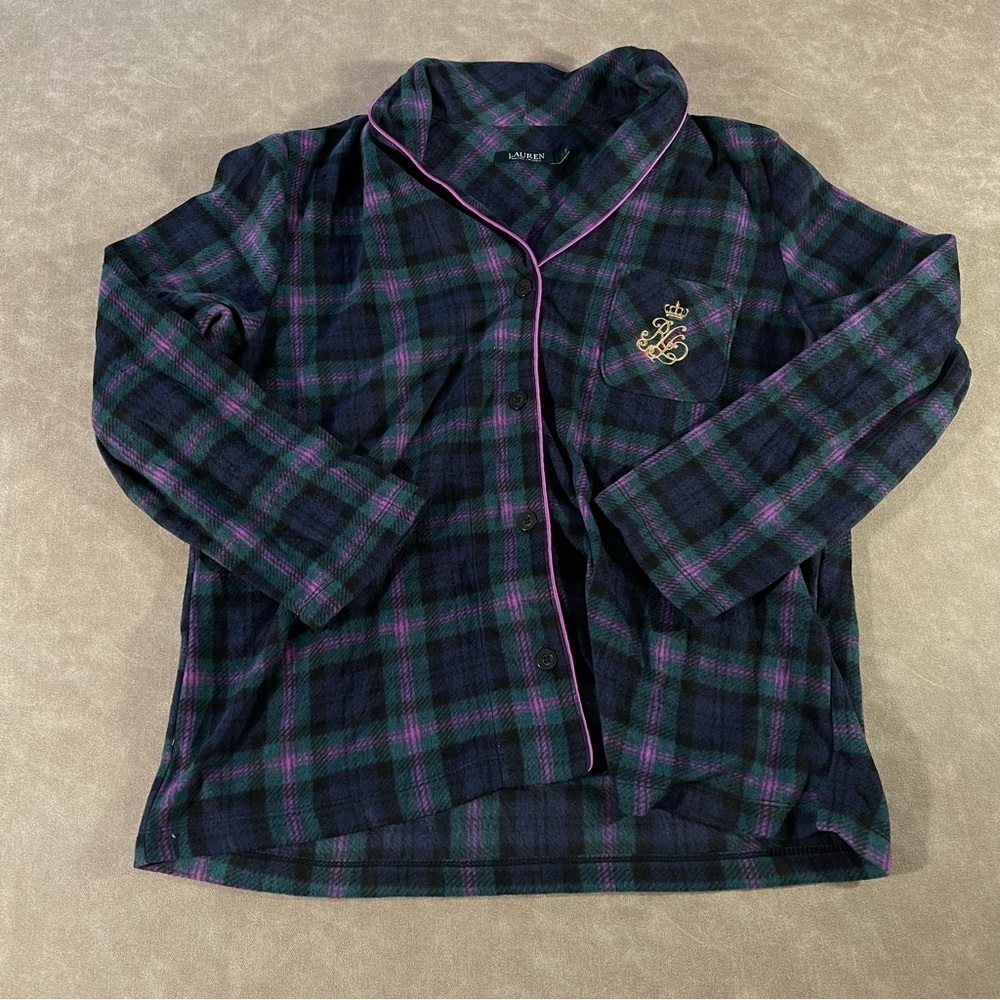 Lauren Ralph Lauren Flannel button up Women’s Large